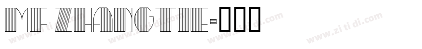 MF ZhangTie字体转换